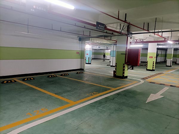枣强小区划线